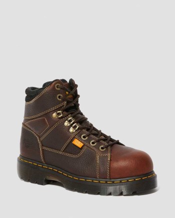 Dr Martens Ironbridge Extra Wide Met Guard Pracovné Čižmy Panske Čierne | 6047-MPTCF